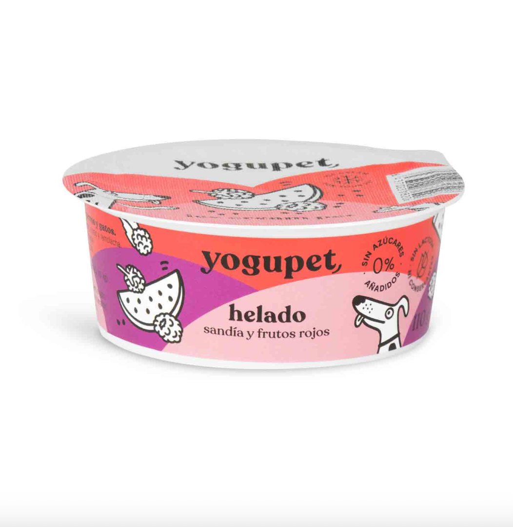 Glace au Yaourt Yogupet — Pastèque & Fruits Rouges