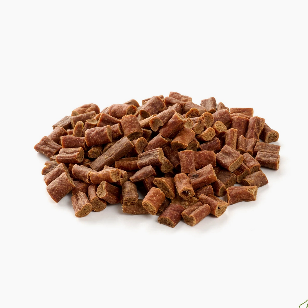 Snacks d'entraînement au cerf/agneau et saumon pour chien 250 g